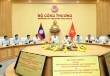 ລາວ ແລະ ຫວຽດນາມ ເລັ່ງຊຸກຍູ້ການຄ້າສອງຝ່າຍໃຫ້ບັນລຸ 10 ຕື້ໂດລາສະຫະລັດ ພາຍໃນປີ 2030.