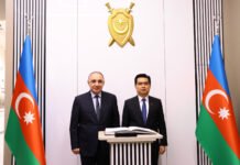 Lào và Azerbaijan ký Biên bản ghi nhớ về các khía cạnh pháp lý