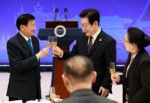 Lào và Hàn Quốc ký kết các hiệp ước hợp tác pháp lý và gia hạn biên bản ghi nhớ về lao động.