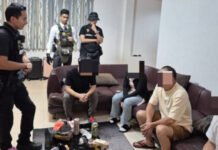 ตํารวจไทยจับกุม สาวลาว ขายตัว และ รับถ่ายทอดสดทางเพศในพัทยา