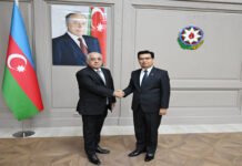 Azerbaijani Prime Minister Meets with Lao Prosecutor-General