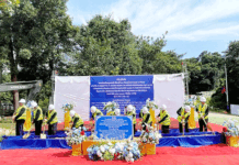 The Attapeu road construction project connecting to Vietnam has begun, with a budget of US$149 million.