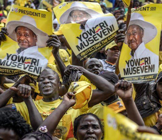 Ugandan President Museveni won his seventh presidential election.