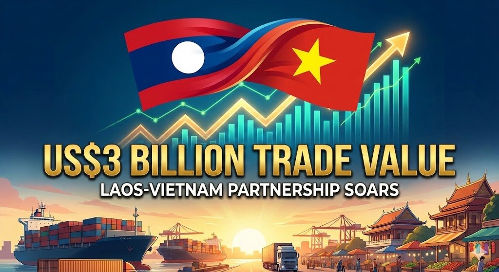 Laos-Vietnam Value trade soars to almost US$3 billion in 2025 | Lao ...