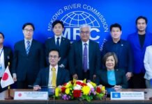 Japan provides 424 million yen for the project to strengthen water quality management in the “Lower Mekong” .