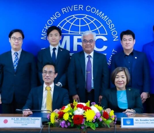 Japan provides 424 million yen for the project to strengthen water quality management in the “Lower Mekong” .