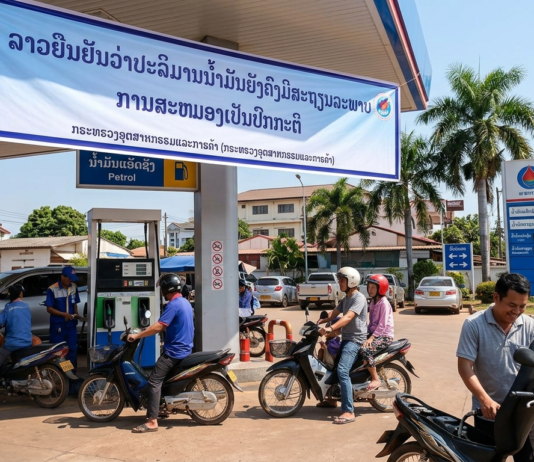 Laos confirms that fuel supplies remain stable despite fluctuations in the global oil market.