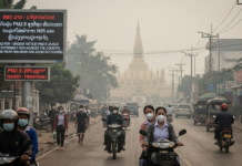 Laos has issued an urgent warning due to soaring PM2.5 levels across the country.