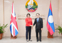 The UK backs continued UXO clearance in Laos